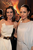 Anne Hathaway and Angelina Jolie